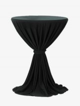 Černý potah na bistro stolek