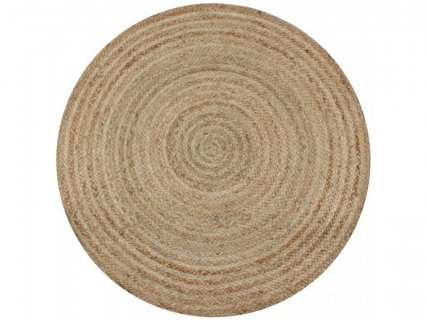 Jutový koberec kulatý ⌀ 120 cm