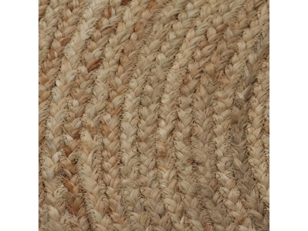 Jutový koberec kulatý ⌀ 120 cm