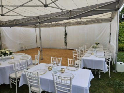 Nůžkový stan 4 x 8 m