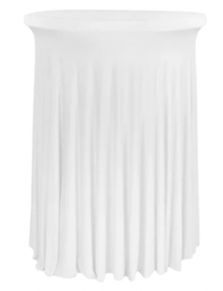 Elastický potah na bistro stolek 80 cm řasený