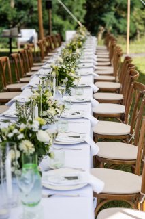 Skleněný svícen s krytem - sada 2 ks